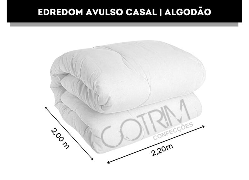 Imagem de Edredon Casal Coberdrom Casal Cobertor  Algodao Dupla Face Grosso 200 fios