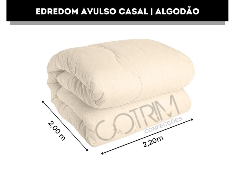 Imagem de Edredon Casal Coberdrom Casal Cobertor  Algodao Dupla Face Grosso 200 fios