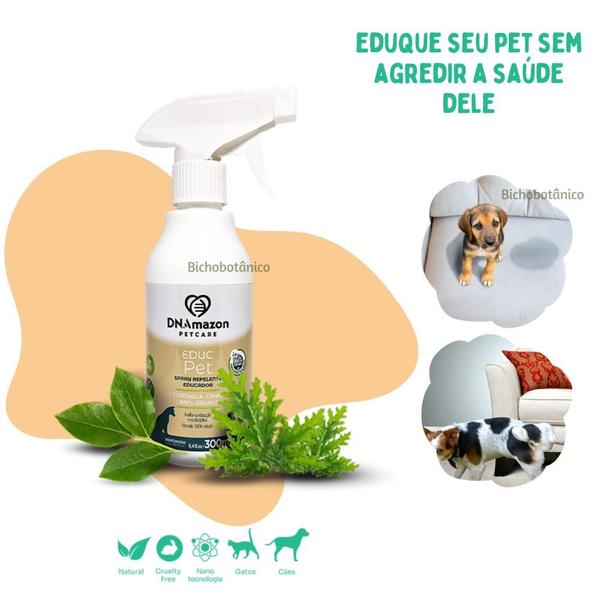 Imagem de Educador de xixi Natural para cachorro e gato - Xixi não pode DNAmazon