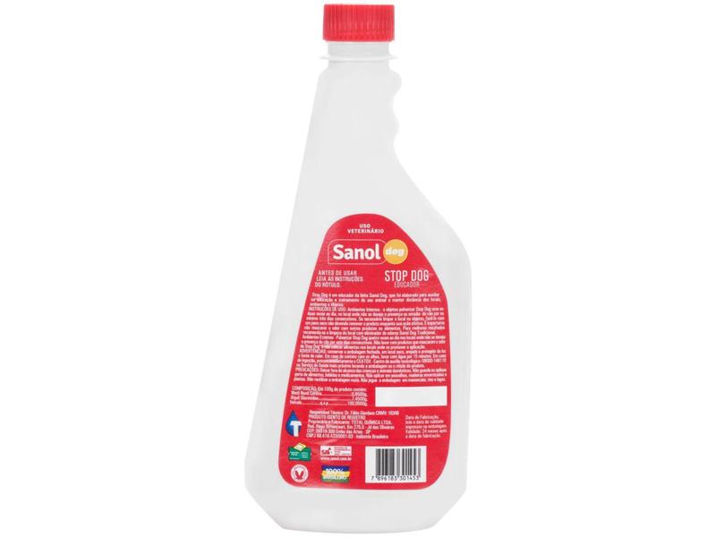 Imagem de Educador Sanitário Xixi Não para Cães e Gatos - Sanol Dog Stop Dog 500ml