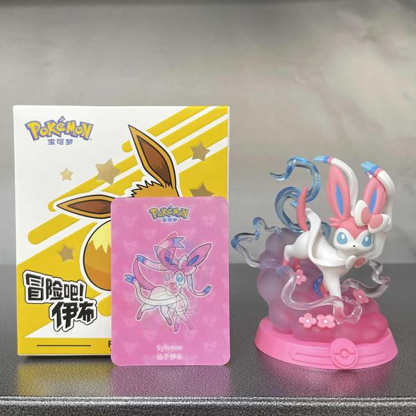 Imagem de Eeveelution Figuras Pokémon Espeon Sylveon Glaceon Leafeon Vaporeon Umbreon Flareon Anime Ornamentos