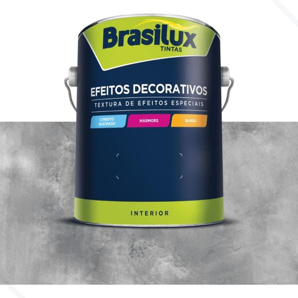 Imagem de  Efeito Cimento Queimado Revestimento 5,5kg Brasilux