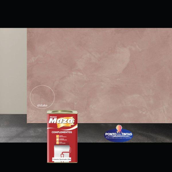 Efeito Decorativo Cimento Queimado Maza 20KG Imagem de Efeito Decorativo Cimento Queimado Maza 20KG
