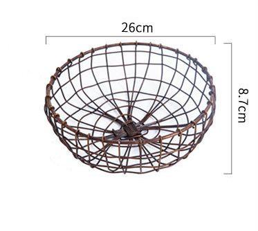 Imagem de Egg Holder Chicken Wire Egg Egg Basket Vegetable Fruit Basket Collection Hen Oraments Decoração Kitchen Storage Bowl Container Sacos e Cestas