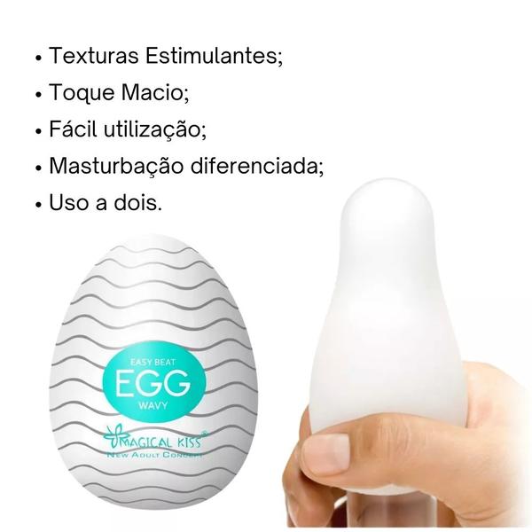 Egg Masturbador Masculino Estimulador Peniano Thunder - Tenga Egg Imagem de Egg Masturbador Masculino Estimulador Peniano Thunder