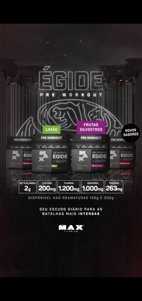 Égide Pré Treino (150G) - Frutas Silvestres - Max Titanium Imagem de Égide Pré Treino (150G) - Frutas Silvestres