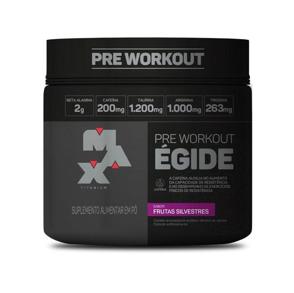 Égide Pre-Workout (150g) - Sabor: Frutas Silvestres - Max Titanium Imagem de Égide Pre-Workout (150g) - Sabor: Frutas Silvestres