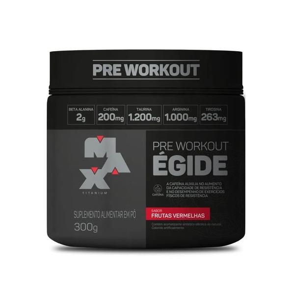 Égide Pre-Workout (300g) - Sabor Frutas Vermelhas - Max Titanium Imagem de Égide Pre-Workout (300g) - Sabor Frutas Vermelhas