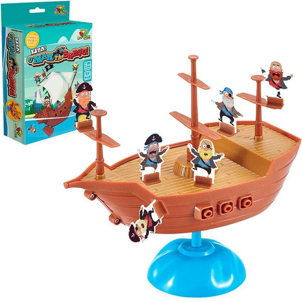 Imagem de Eita! O Mar Ta Bravo! Brinquedo Pedagógico Educativo Piratas Art Brink