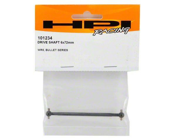 Eixo cardã 6x72mm automodelos hpi101234 Imagem de Eixo cardã 6x72mm automodelos hpi101234