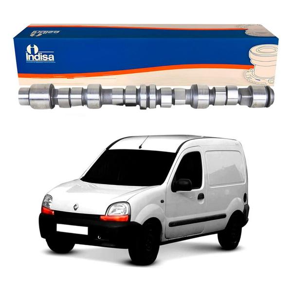Eixo Comando Cabeçote Indisa Kangoo 1.6 8v 1998 A 2001 Imagem de Eixo Comando Cabeçote Indisa Kangoo 1.6 8v 1998 A 2001