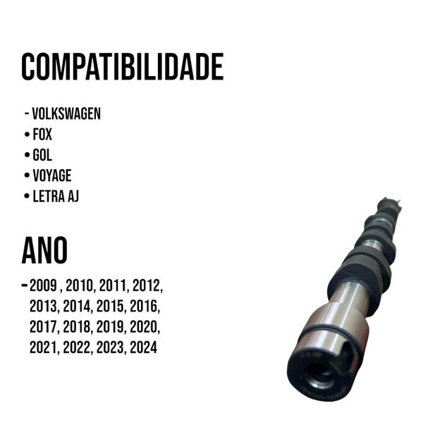 Imagem de Eixo de comando ea111 flex 1.0 8v - 520200101 - 62018 - aj