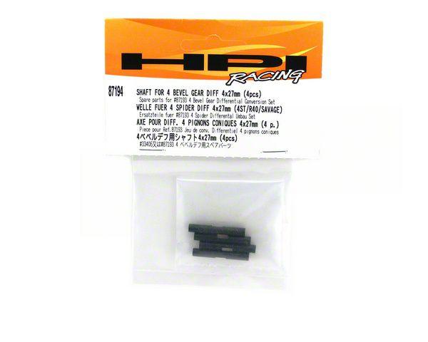Eixo do diferencial (4pçs) de automodelo hpi87194 Imagem de Eixo do diferencial (4pçs) de automodelo hpi87194