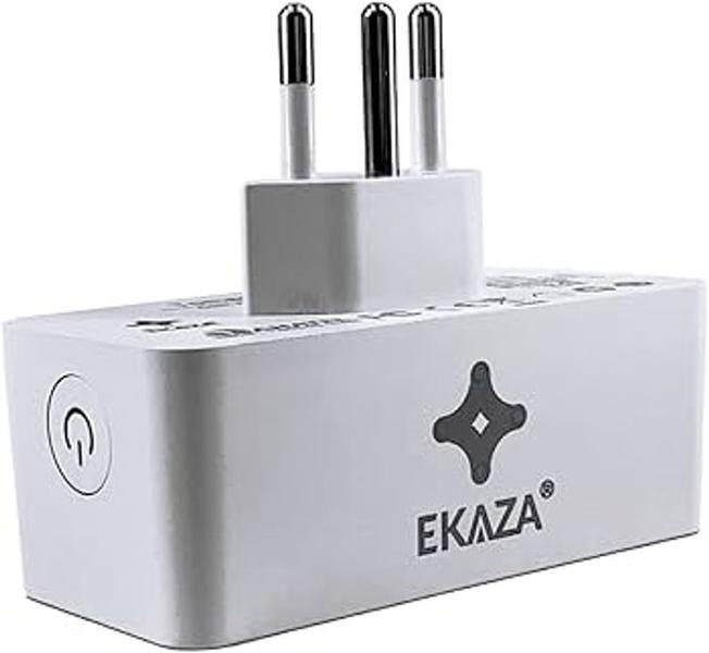 Imagem de Ekaza tomada inteligente 20a, wi-fi, com medidor de consumo, compativel com google assistente e alexa  t205a