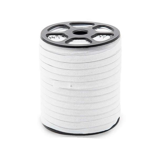 Elastico Chato Branco 9mm 100 Metros Confecção Roupa - Leirbag Imagem de Elastico Chato Branco 9mm 100 Metros Confecção Roupa