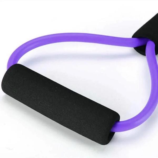 Elástico D Tensão 8 Para Malhar Extensor Academia Pilatesfit - Cross Imagem de Elástico D Tensão 8 Para Malhar Extensor Academia Pilatesfit