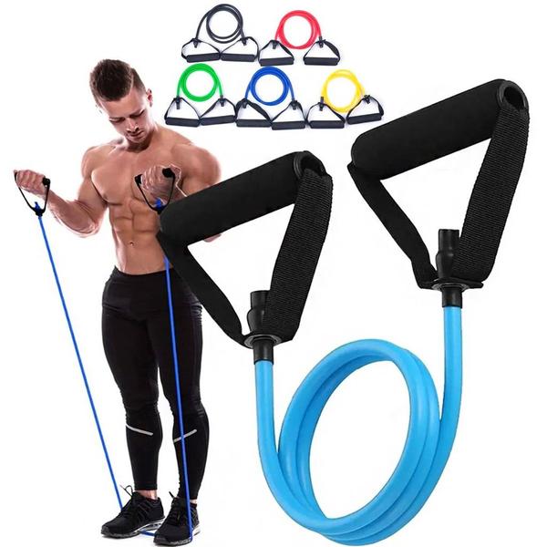 Imagem de Elástico de Tensão Power Tube Extensor Exercícios Funcional Musculação MB Fit