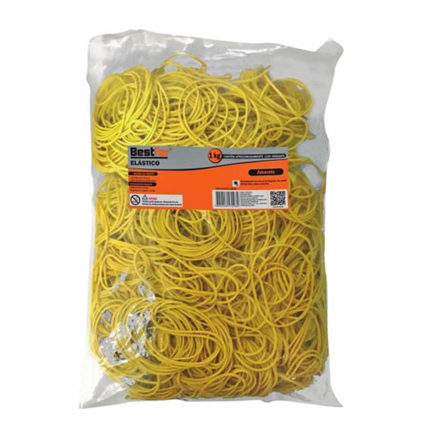 Imagem de Elástico de uso Geral 1kg Amarelo (1320 unidades) Bestfer BFH1699