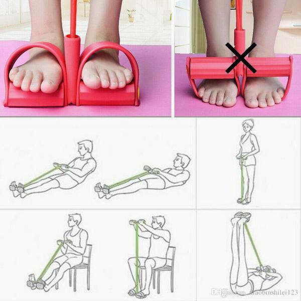 Elastico Extensor Academia Casa exercicio 4 tubos Faixa de Resistencia abdominal Tonificação - Braslu Imagem de Elastico Extensor Academia Casa exercicio 4 tubos Faixa de Resistencia abdominal Tonificação