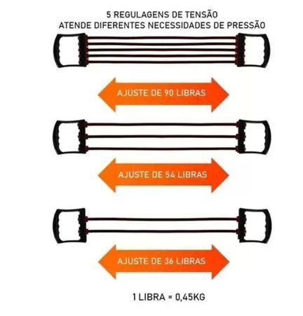 Imagem de Elástico Extensor Exercícios Braços Puxar Treino Em Casa Abdominal Braços E Pernas Multifuncional Pilates Musculação