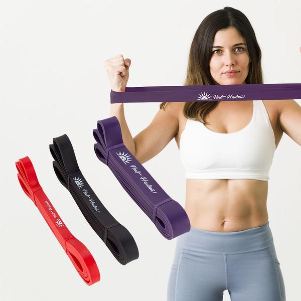 Elástico Extensor Kit 3 Bumbum Band Musculação Fitness Treino Em Casa Fortalecimento Musculação - New Hawaii Imagem de Elástico Extensor Kit 3 Bumbum Band Musculação Fitness Treino Em Casa Fortalecimento Musculação