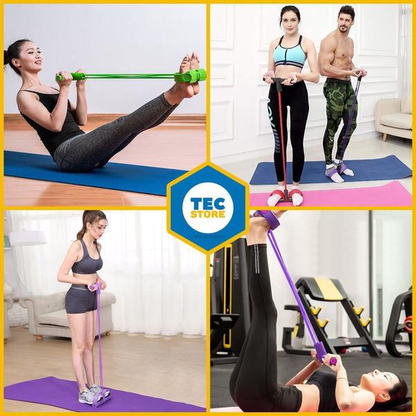 Imagem de Elastico Para Malhar Extensor Academia Treino Pilates Fit