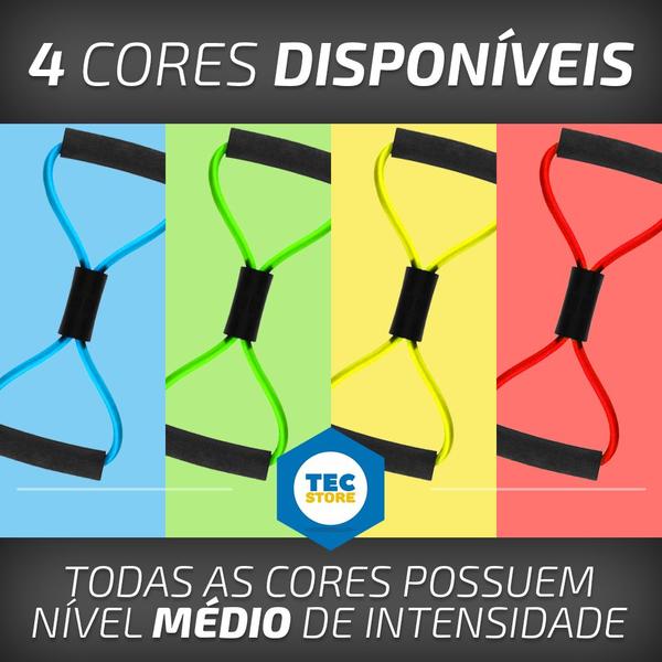 Imagem de Elastico Para Malhar Extensor Academia Treino Pilates Fit