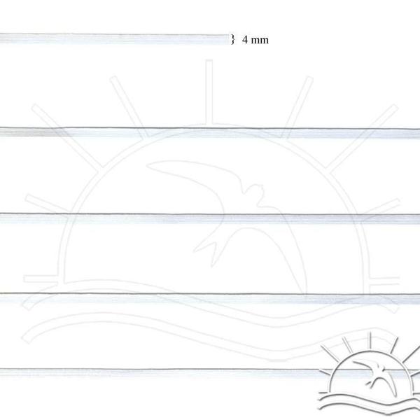 Imagem de Elástico Pigeon Branco São José nº 6 (4,0mm) - 10 metros