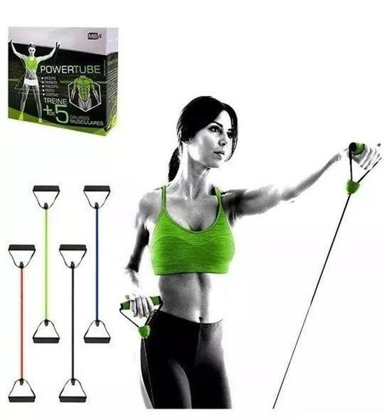 Elástico Tensão Exercícios Ombro Biceps Triceps Peito Costas - Mb Fit - MBfit Imagem de Elástico Tensão Exercícios Ombro Biceps Triceps Peito Costas - Mb Fit