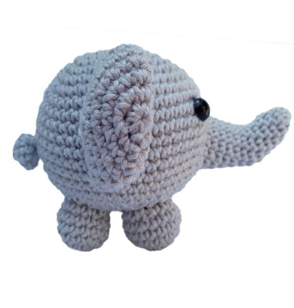 Imagem de Elefante Amigurumi Crochê - Bicho bola 