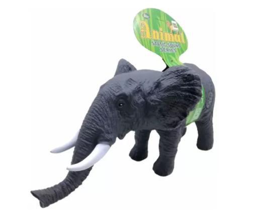 Imagem de Elefante Animal De Brinquedo Vinil Macio Com Som