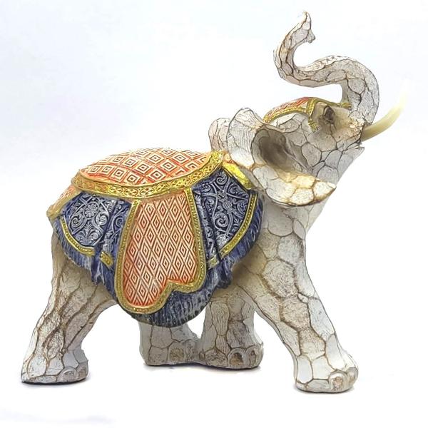 Imagem de Elefante Decorativo Em Resina Indiano Sabedoria Sorte 300