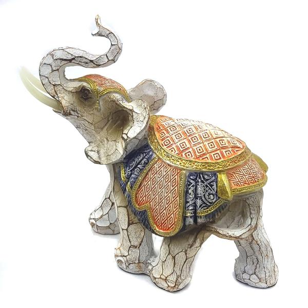 Imagem de Elefante Decorativo Em Resina Indiano Sabedoria Sorte 300