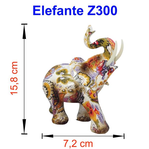 Imagem de Elefante Decorativo Em Resina Indiano Sabedoria Sorte Z300