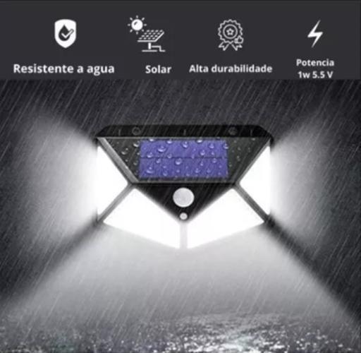 Imagem de Elegância E Durabilidade: Luminária Solar 100 Leds Sensor