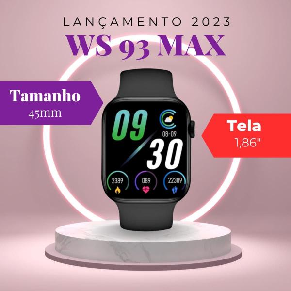 Imagem de Elegância e Inovação: Smartwatch Relógio Inteligente Ws93 Azul - A Prova D'água