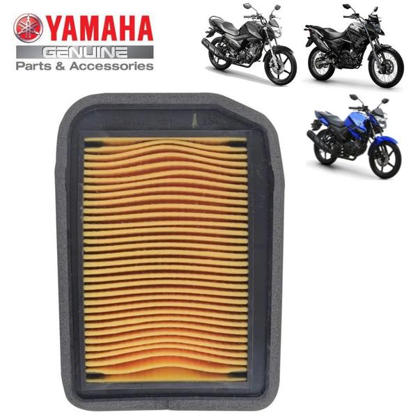 Elemento do filtro de ar conjunto yamaha fazer 150 e outros modelos - YAMAHA ORIGINAL Imagem de Elemento do filtro de ar conjunto yamaha fazer 150 e outros modelos