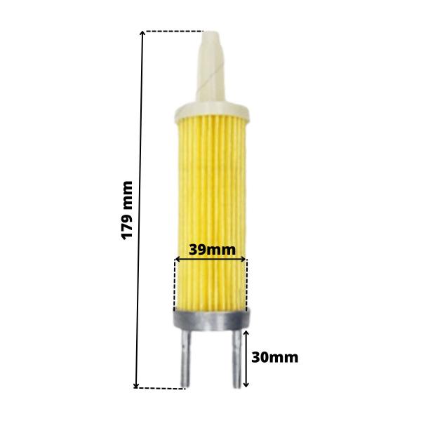 Imagem de Elemento filtro combustível para motor branco diesel 10.0hp