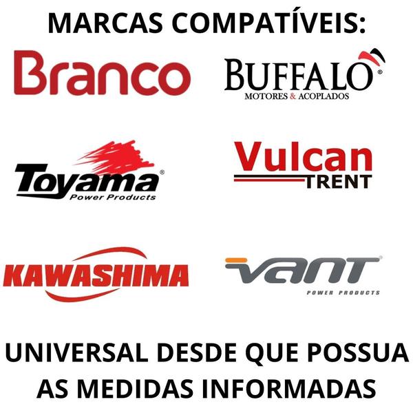 Elemento Filtro De Ar Motor Diesel 5HP/7HP Original Branco Buffalo Toyama Motomil Universal Imagem de Elemento Filtro De Ar Motor Diesel 5HP/7HP Original Branco Buffalo Toyama Motomil Universal