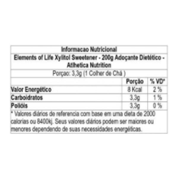 Imagem de Elements Of Life Xylitol Sweetener 200g - Atlhetica Nutrition