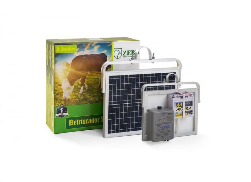 Imagem de ELETRIFICADOR CERCA ELETRICA SOLAR BATERIA ZEBU ZS50i Bi