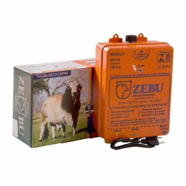 Imagem de Eletrificador de Cerca Elétrica Rural Zebu ZK120 Bivolt