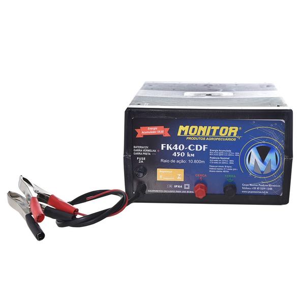 Imagem de Eletrificador de Cerca Rural 12V FK40-CDF 450 Km Monitor