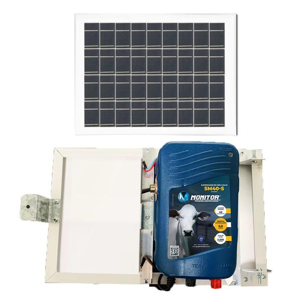 Imagem de Eletrificador de Cerca Rural Solar 40 Km SM40-S Monitor