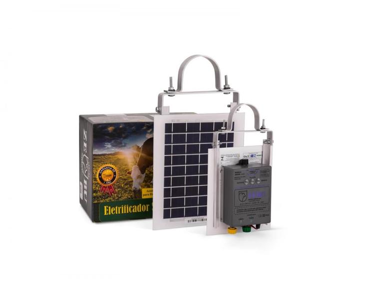 Imagem de Eletrificador solar bateria integrada zs10i bi litio zebu