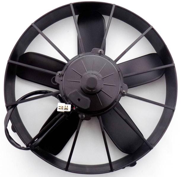 Imagem de Eletro Ventilador Spal Axial Perfil Alto 12V 12" Aspirante va01-ap70/LL-36A Longa Vida