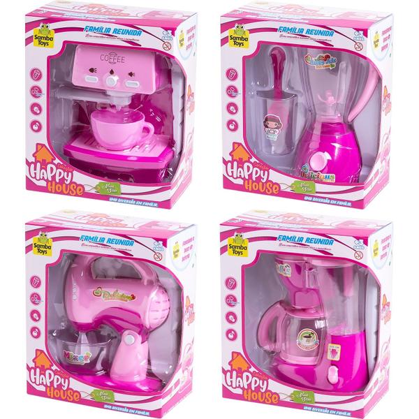 Imagem de Eletrodoméstico Infantil Com Som E Luz Happy House Acessório Cozinha Samba Toys