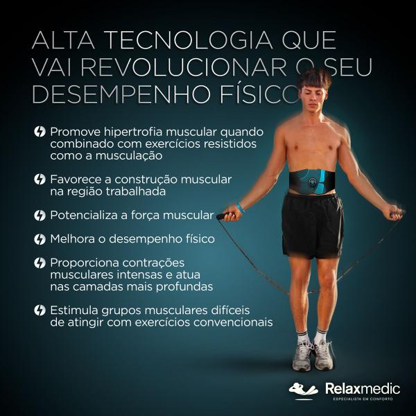 Imagem de Eletroestimulador muscular abdômen power relax