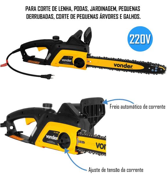 Imagem de Eletrosserra Elétrica 16" 2000W EV 2000 220V Vonder