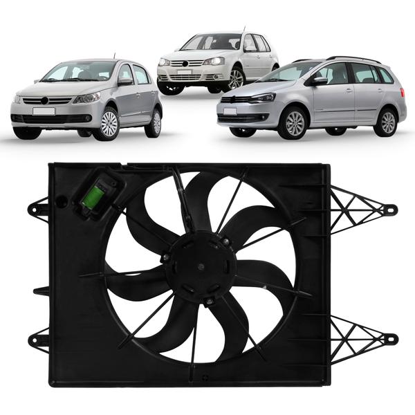 Imagem de Eletroventilador Completo Gol Fox Polo G5 G6 Voyage 5U012125